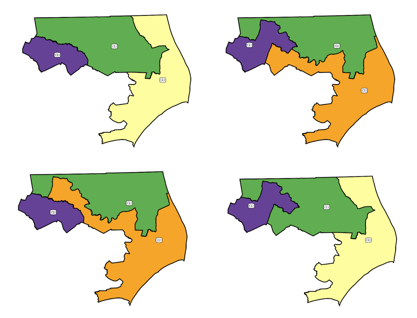 Race and County Clusters in North Carolina