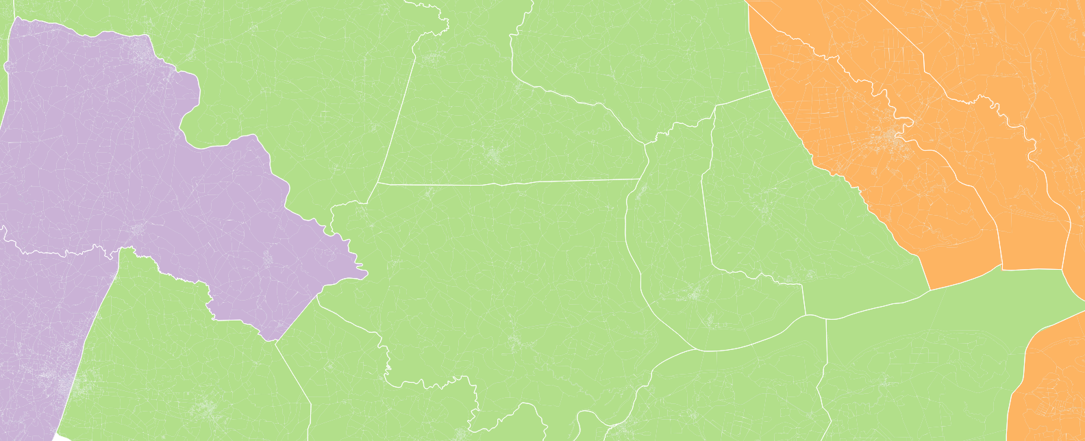 Race and County Clusters in North Carolina